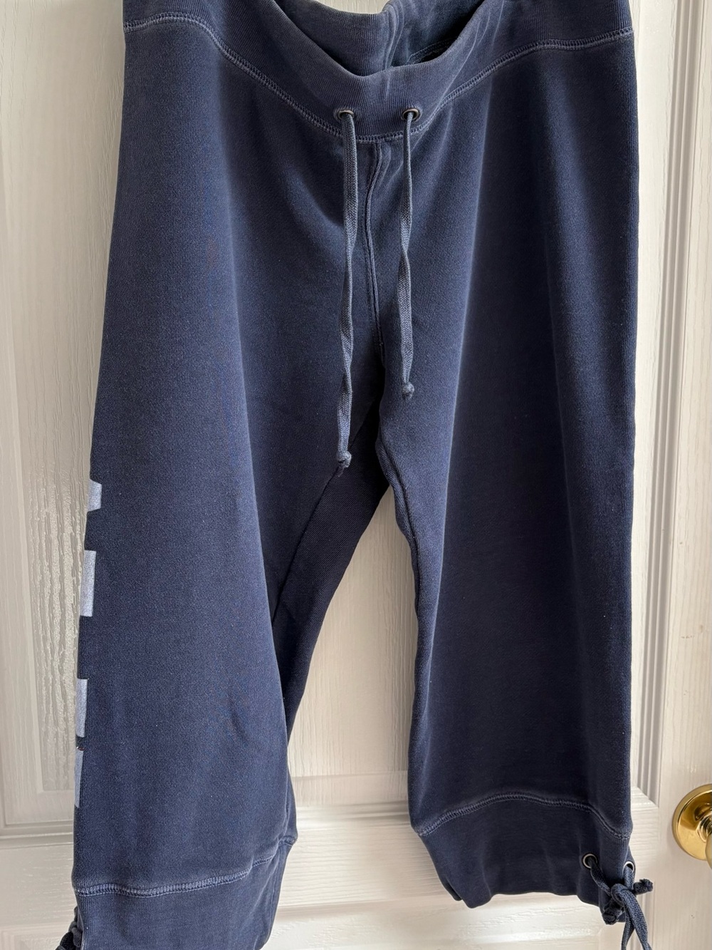 American Eagle Outfitters Navy Blue Capris with Drawstring